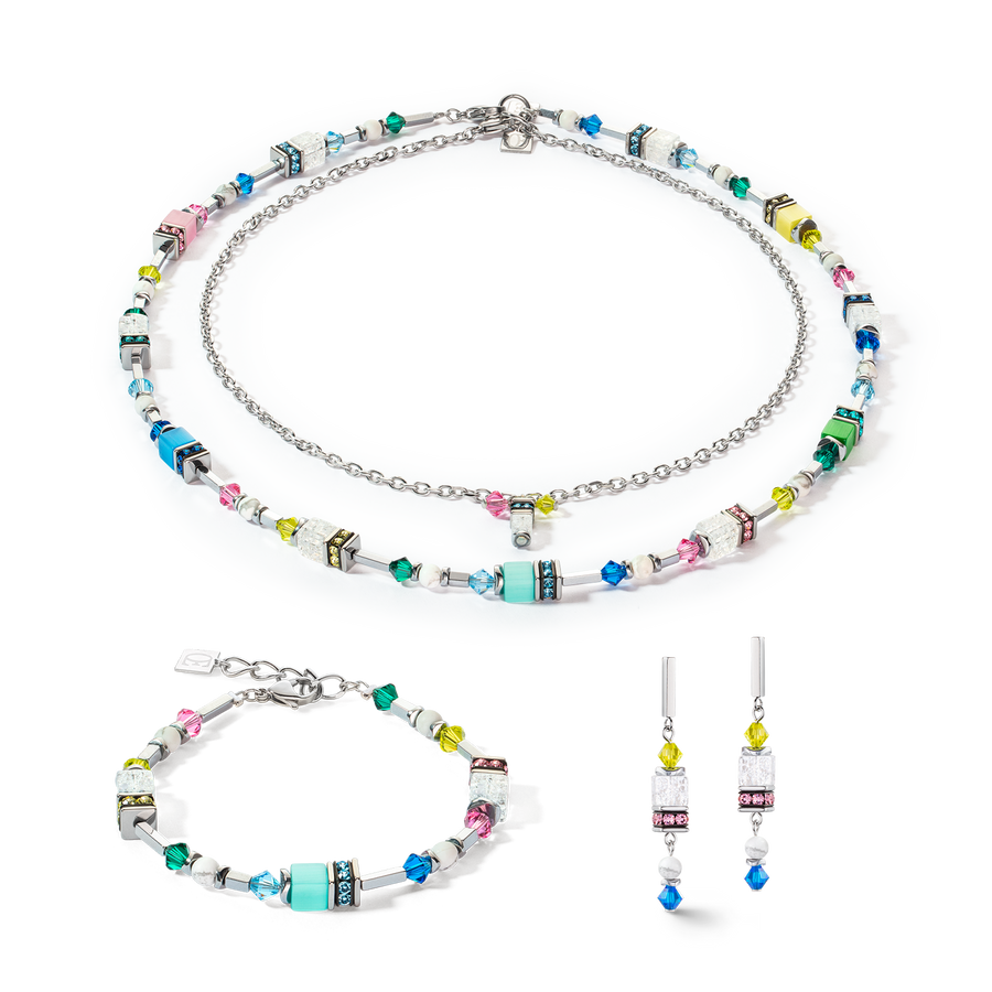 Collier Summer Dream multicolore pastel