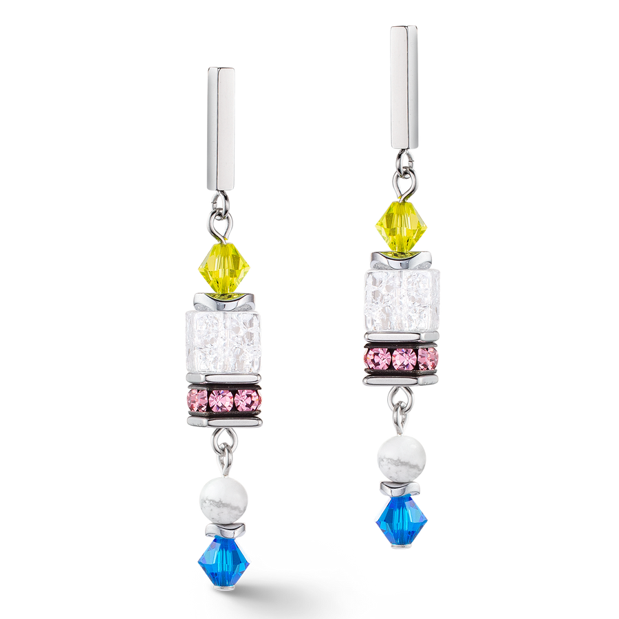 Boucles d'oreilles Summer Dream multicolore pastel