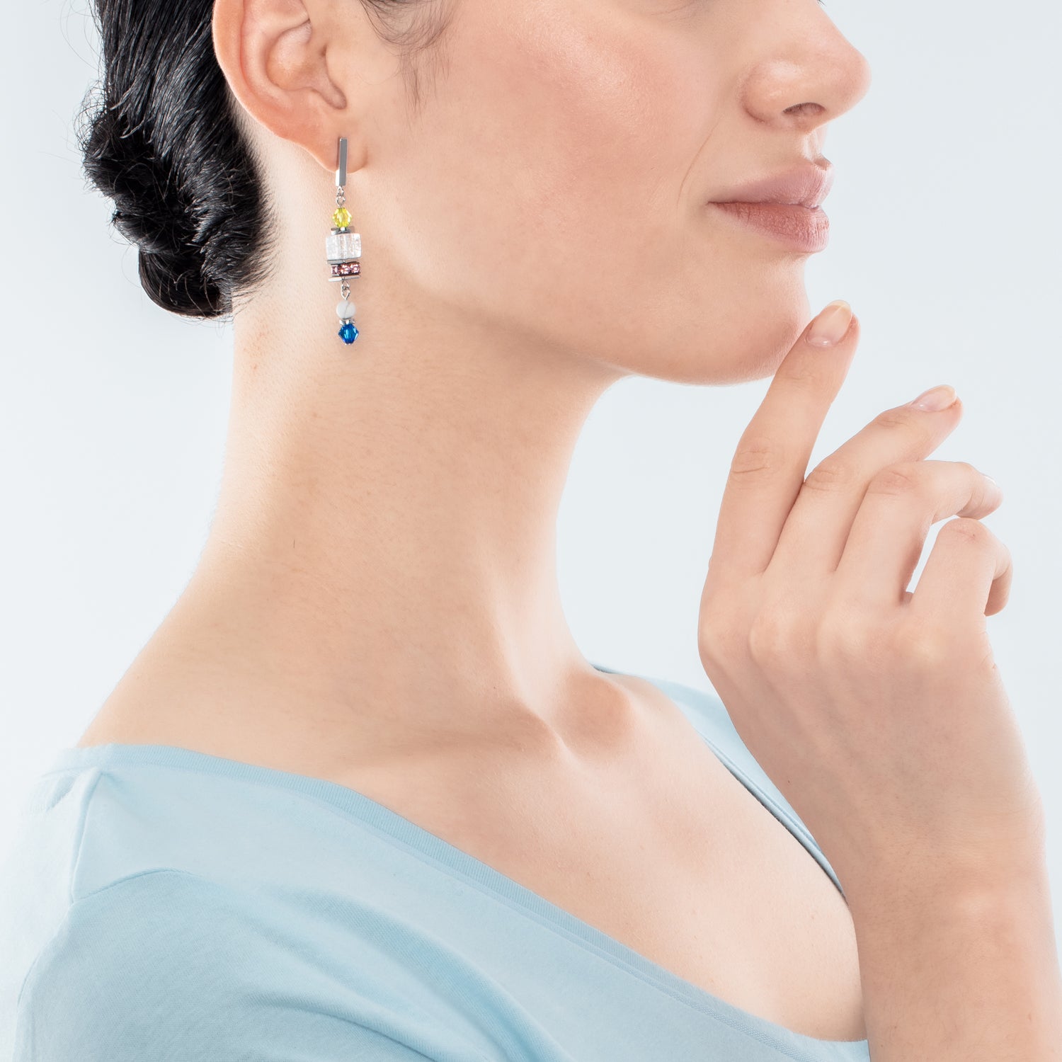 Boucles d'oreilles Summer Dream multicolore pastel