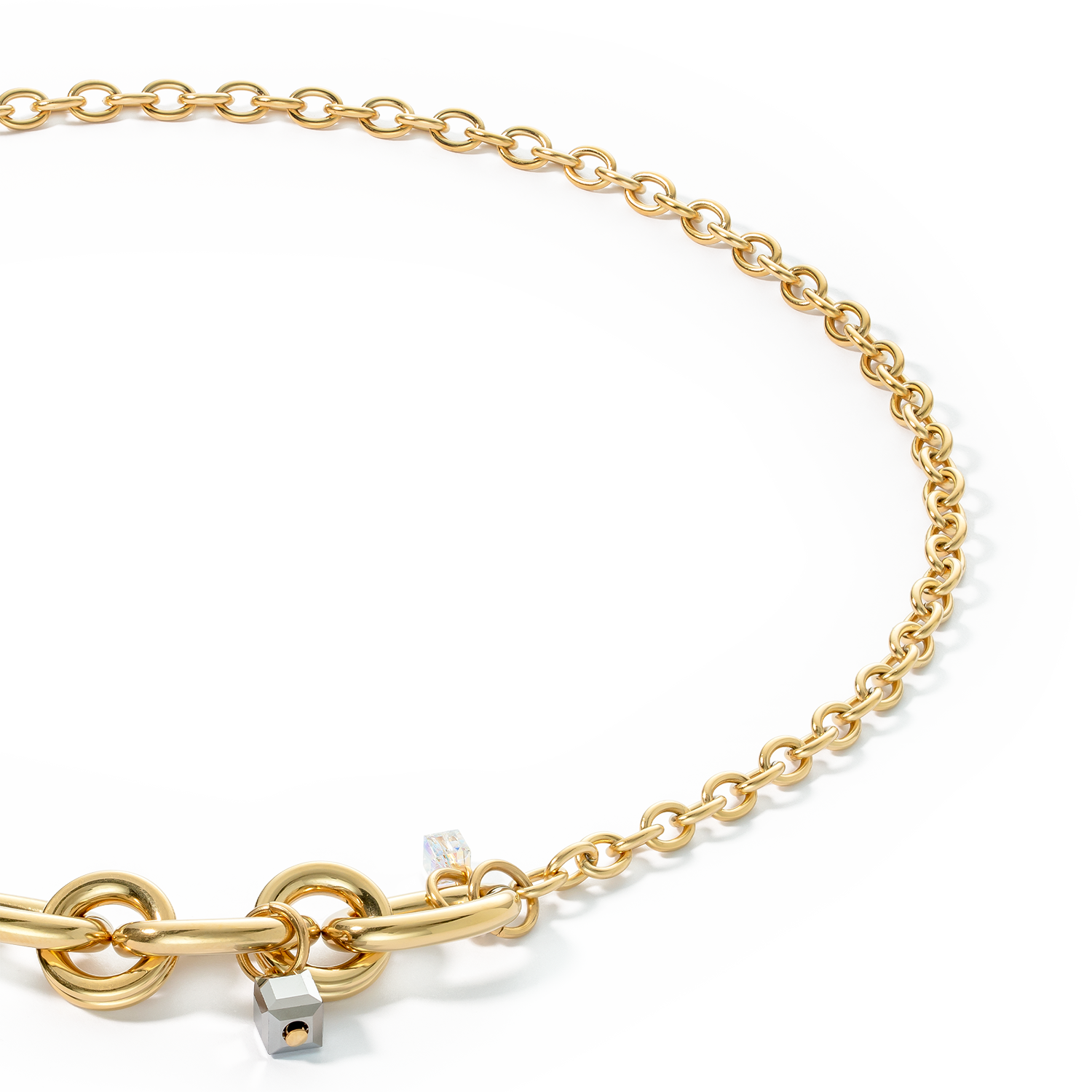 Collier Chunky Chain or-noir