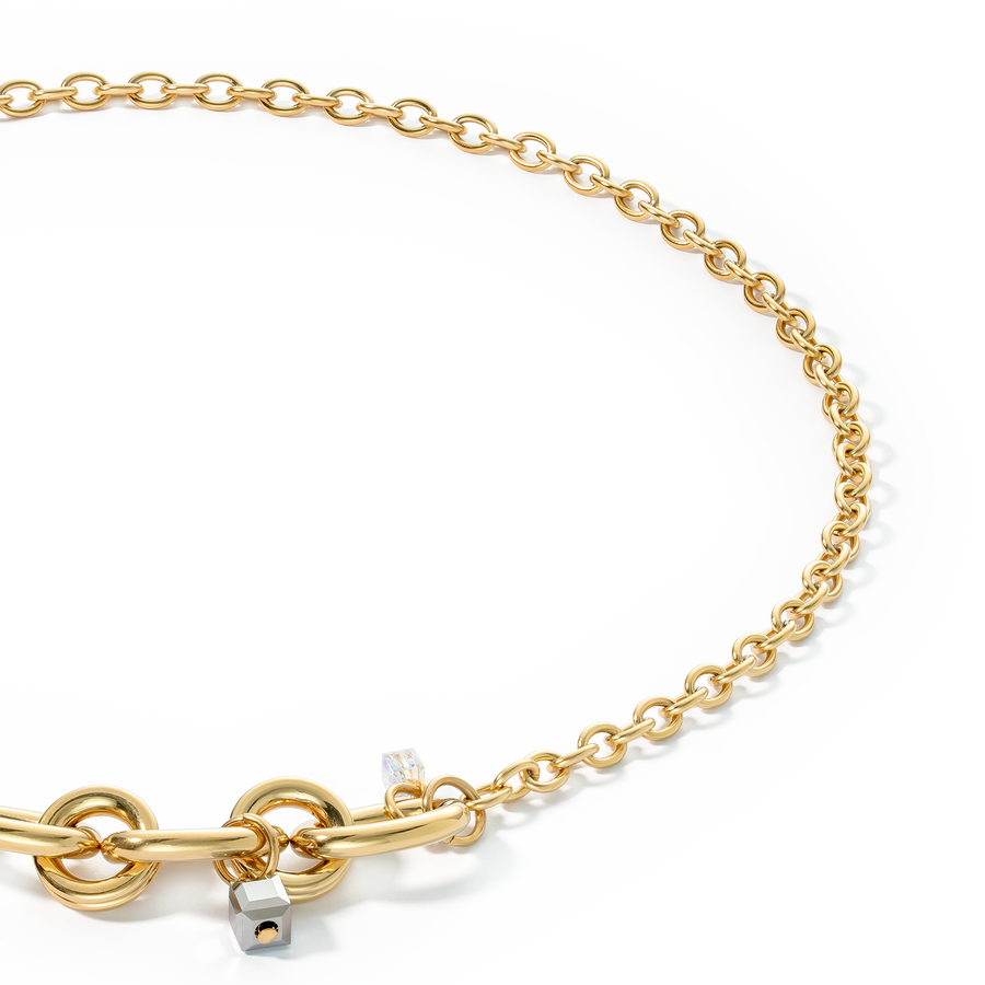 Collier Chunky Chain or-noir