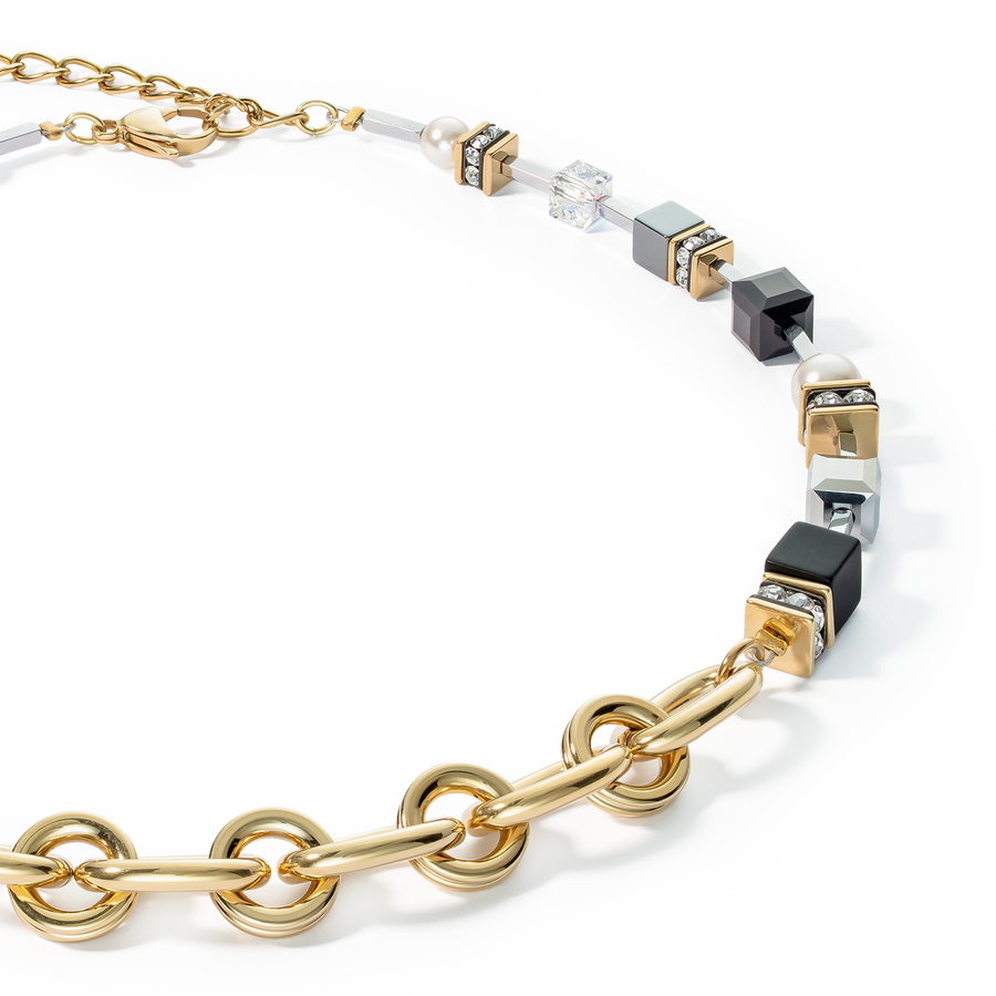 Collier Mysterious Mix or-noir
