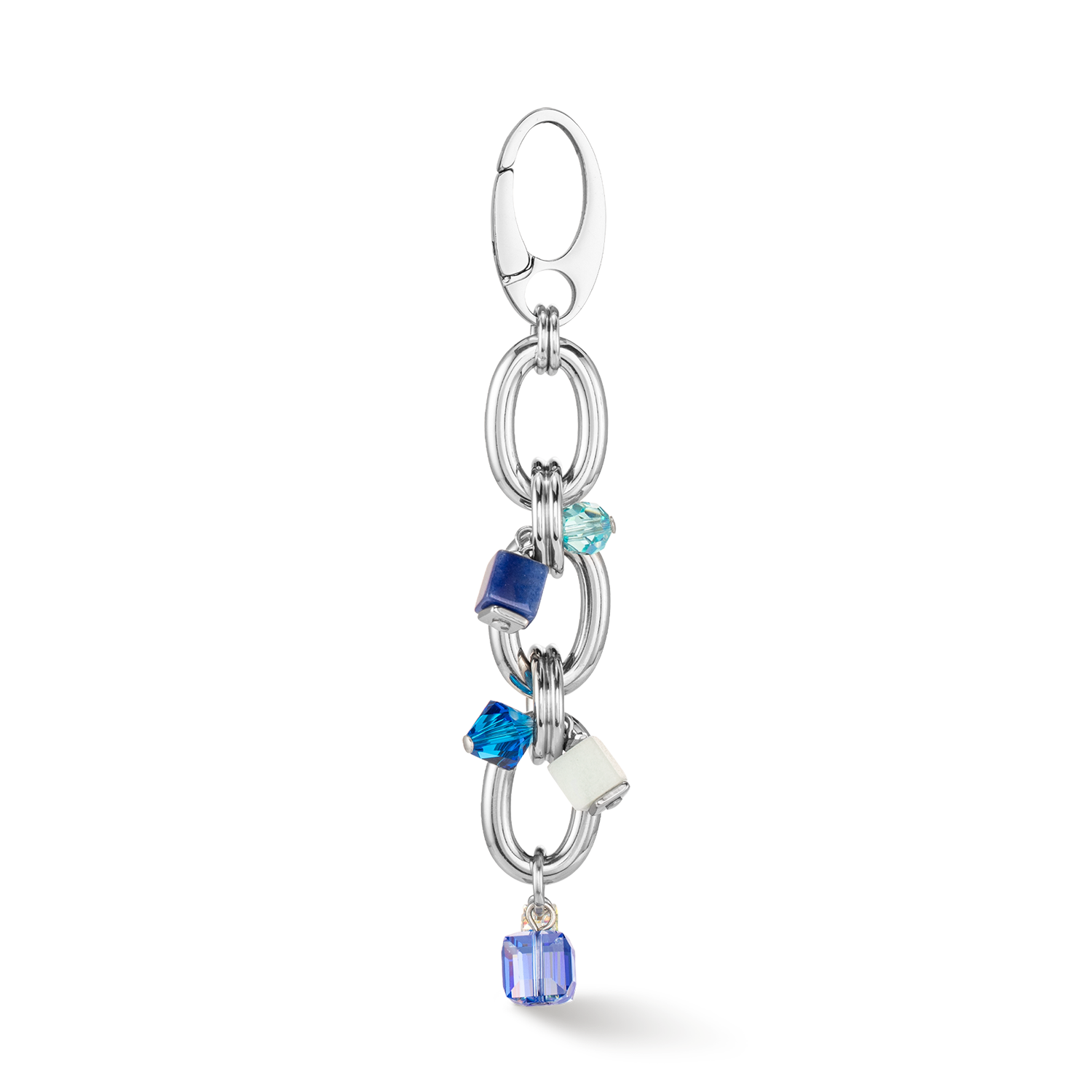 Collier Neptunes Treasure argent bleu