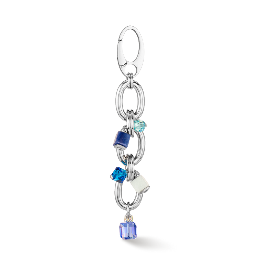 Collier Neptunes Treasure argent bleu