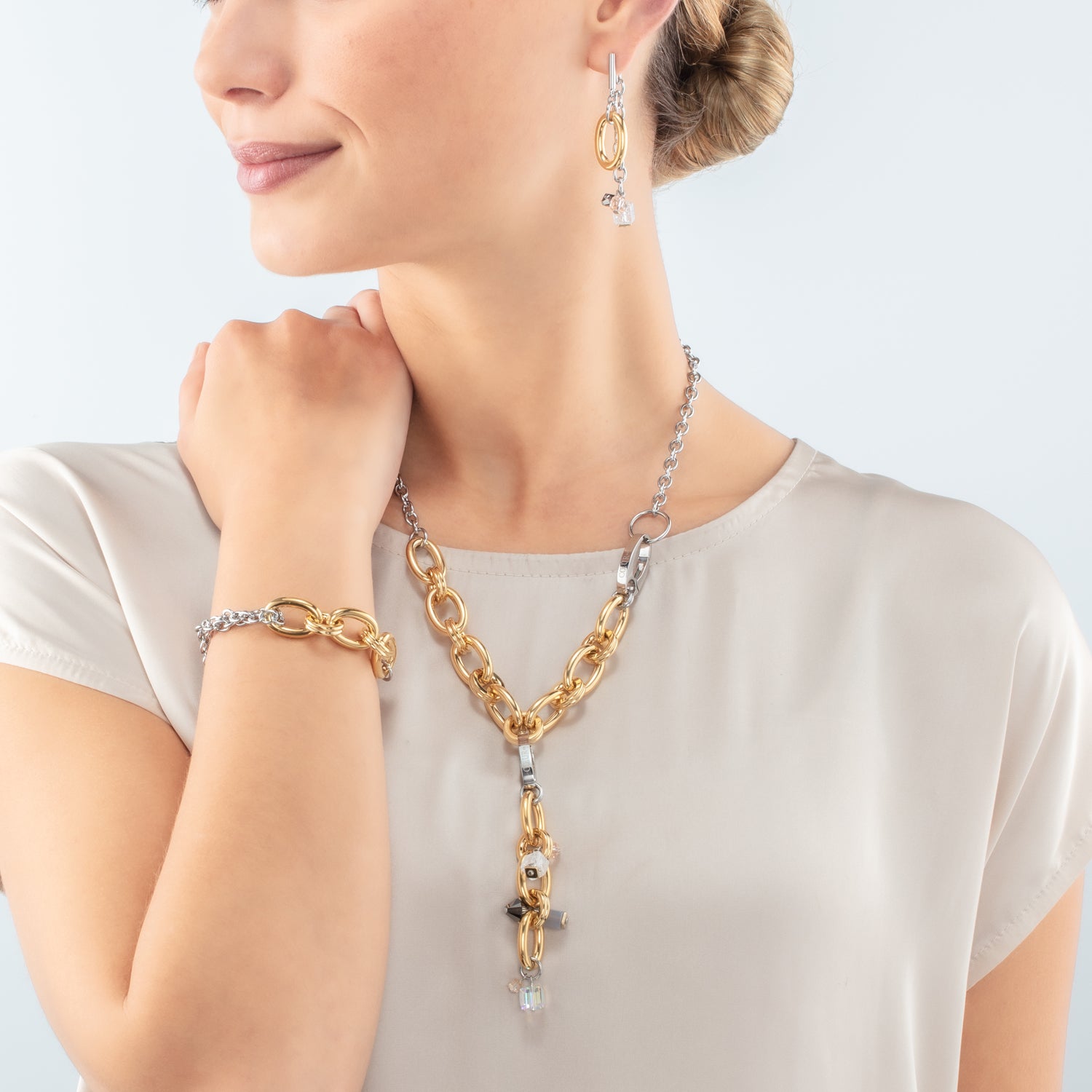 Collier Neptunes Treasure bicolore