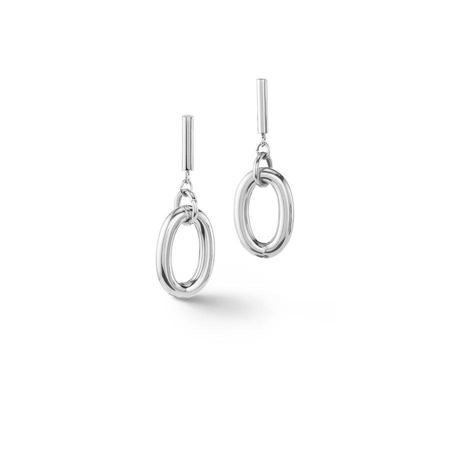Boucles d'oreilles Neptunes Treasure argent bleu