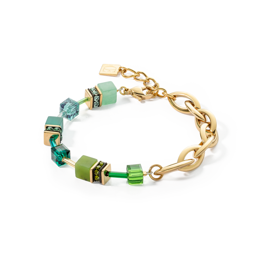 Bracelet GeoCUBE® Festive Layer or-vert