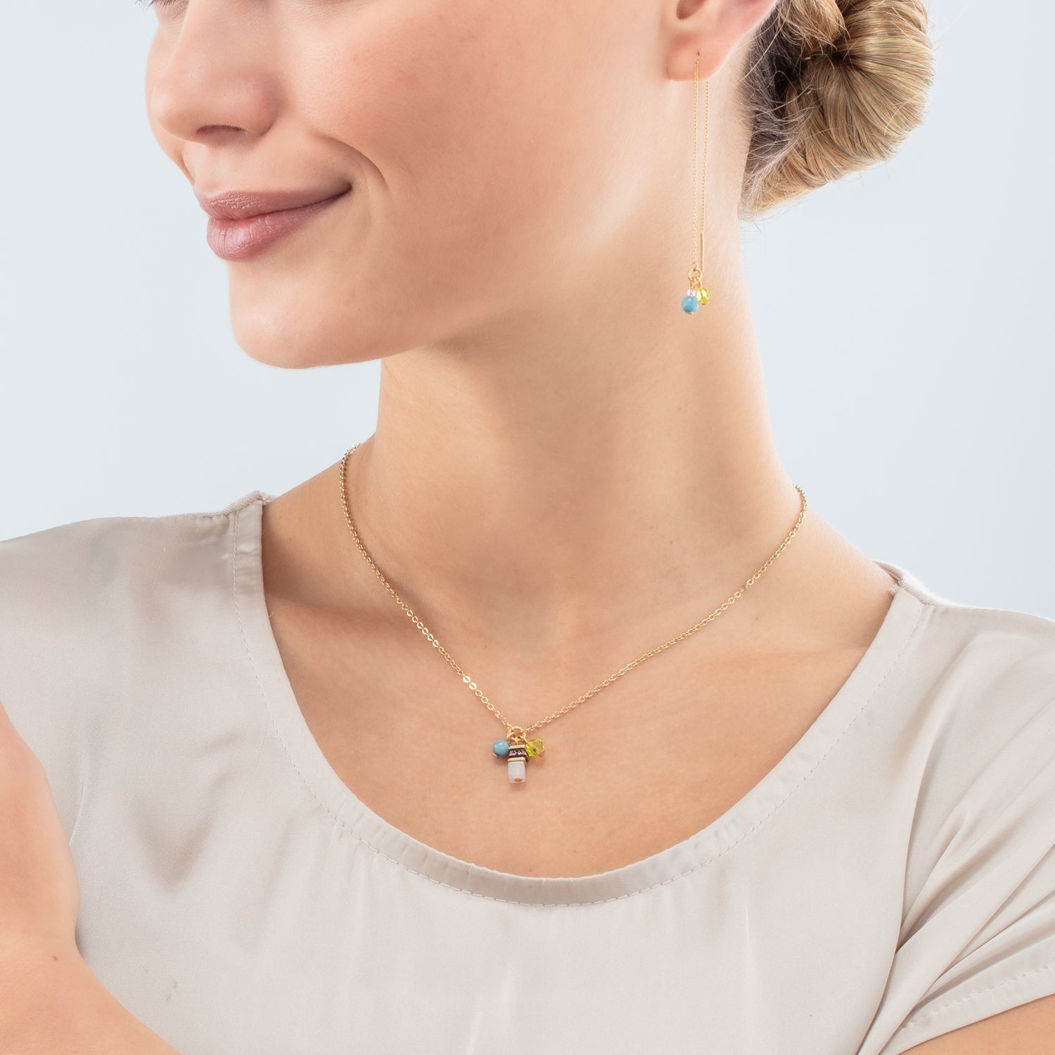 Collier small Guardian pastel