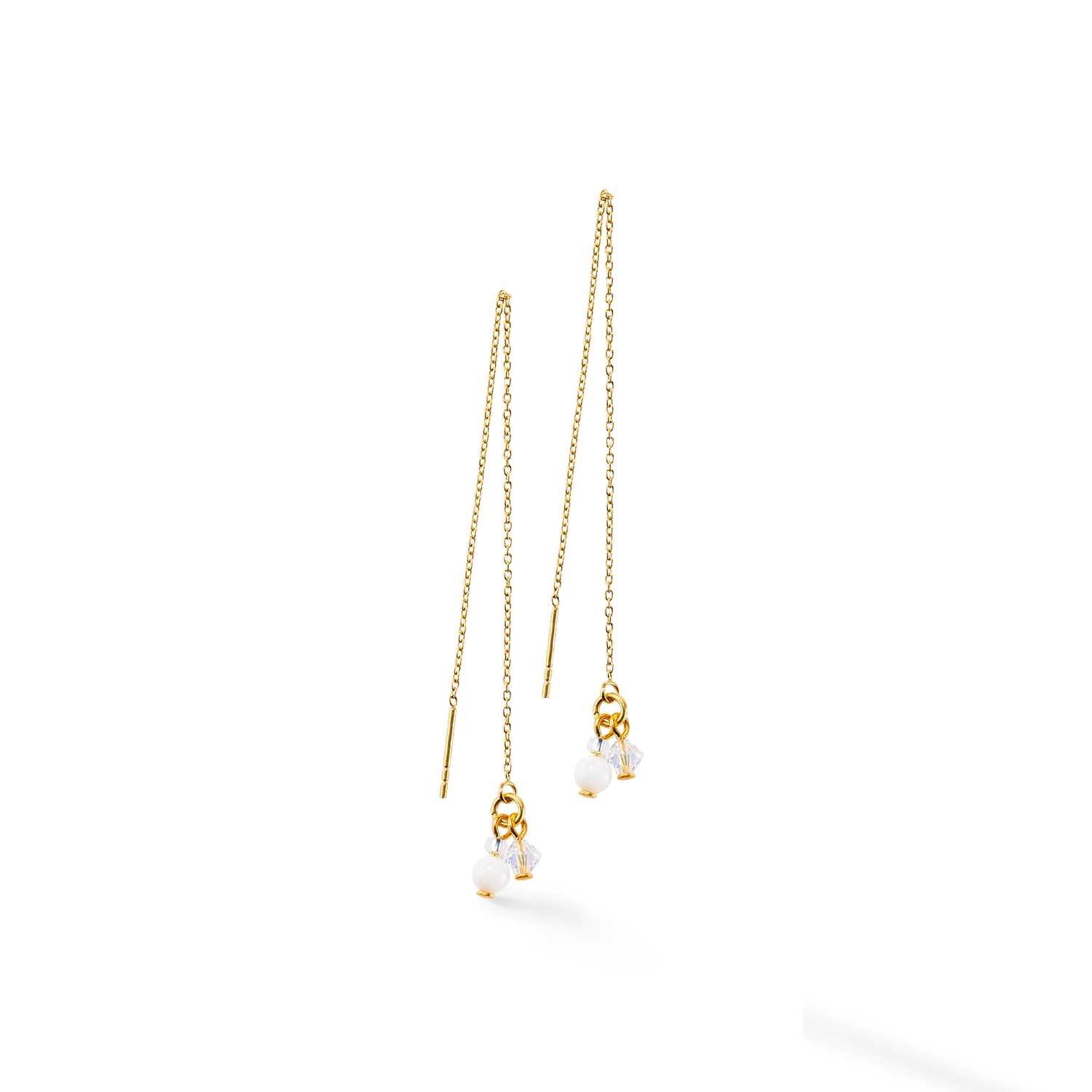 Boucles d'oreilles small Guardian blanc