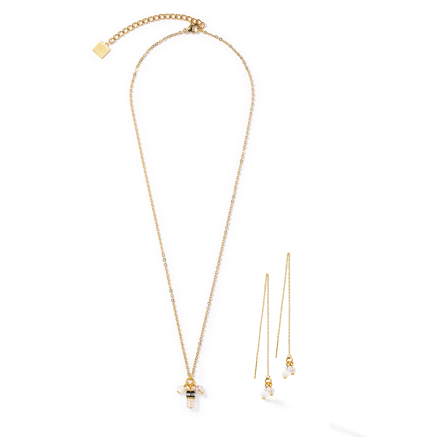 Boucles d'oreilles small Guardian blanc