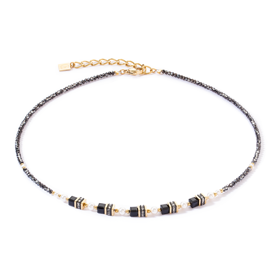 Collier Sparkling Princess or-noir