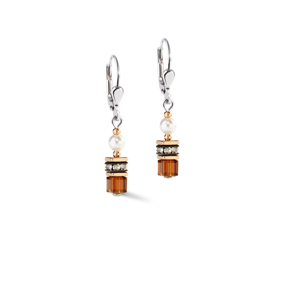 Boucles d'oreilles Sparkling Princess Mocha Mousse