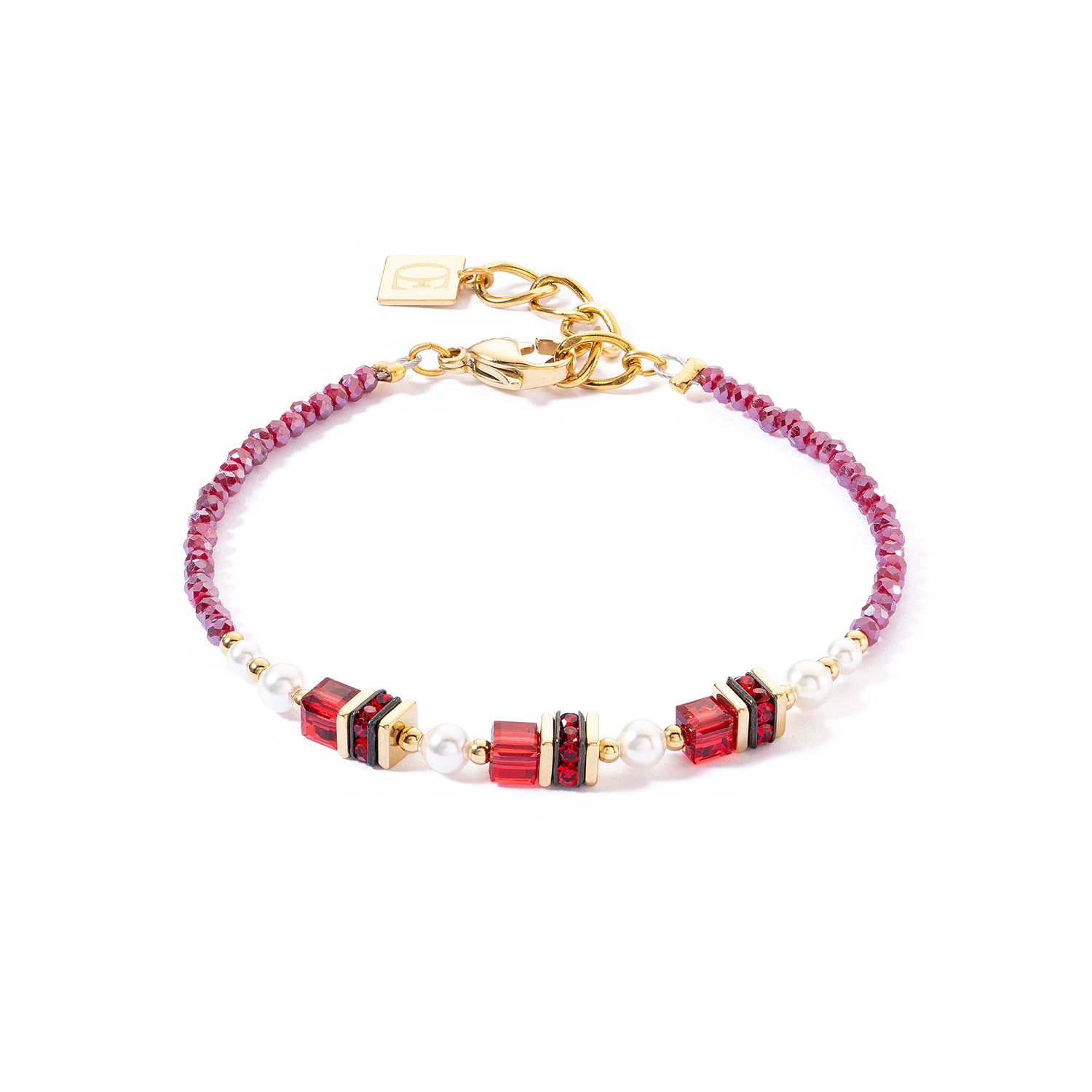 Bracelet Sparkling Princess or-rouge