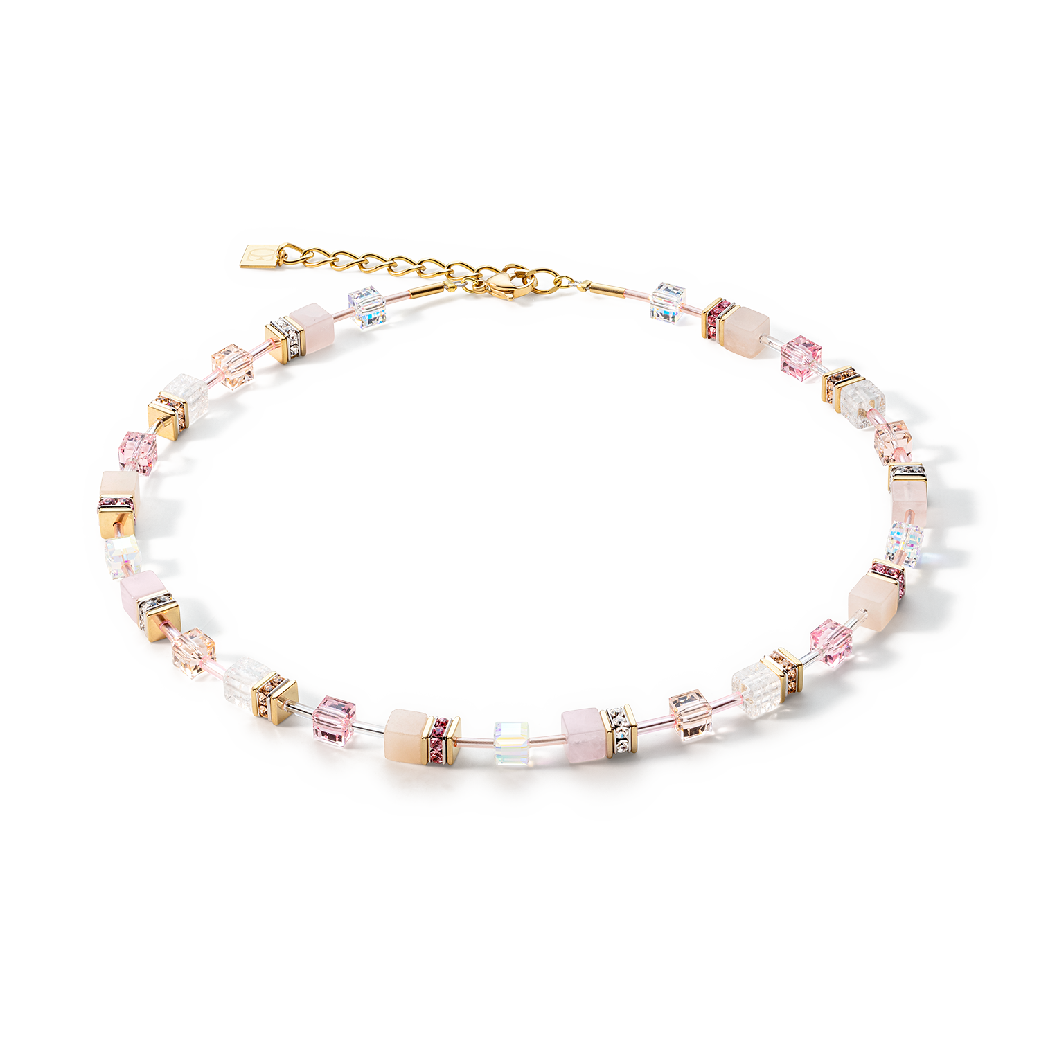 Collier GeoCUBE® Iconic Precious rose clair