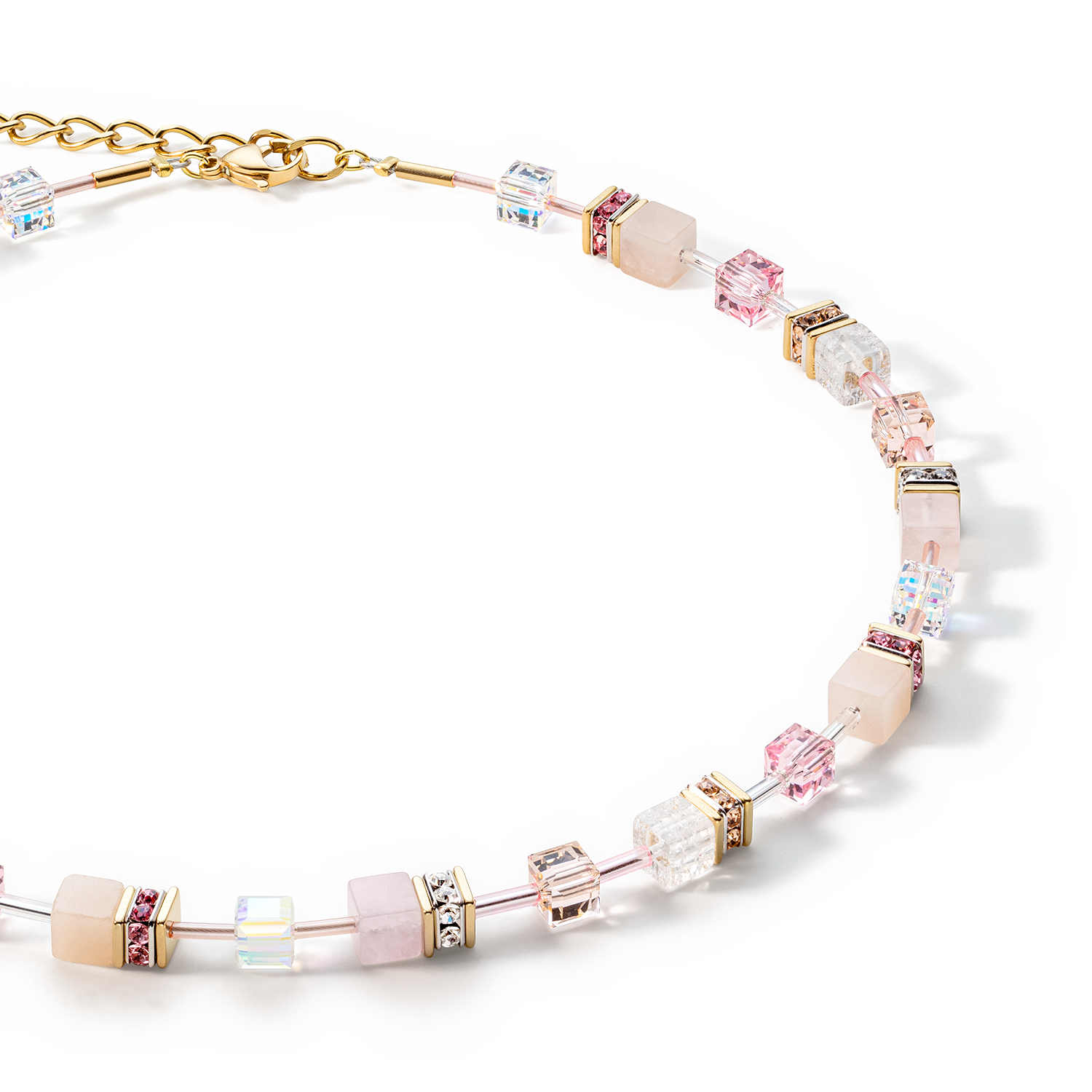 Collier GeoCUBE® Iconic Precious rose clair