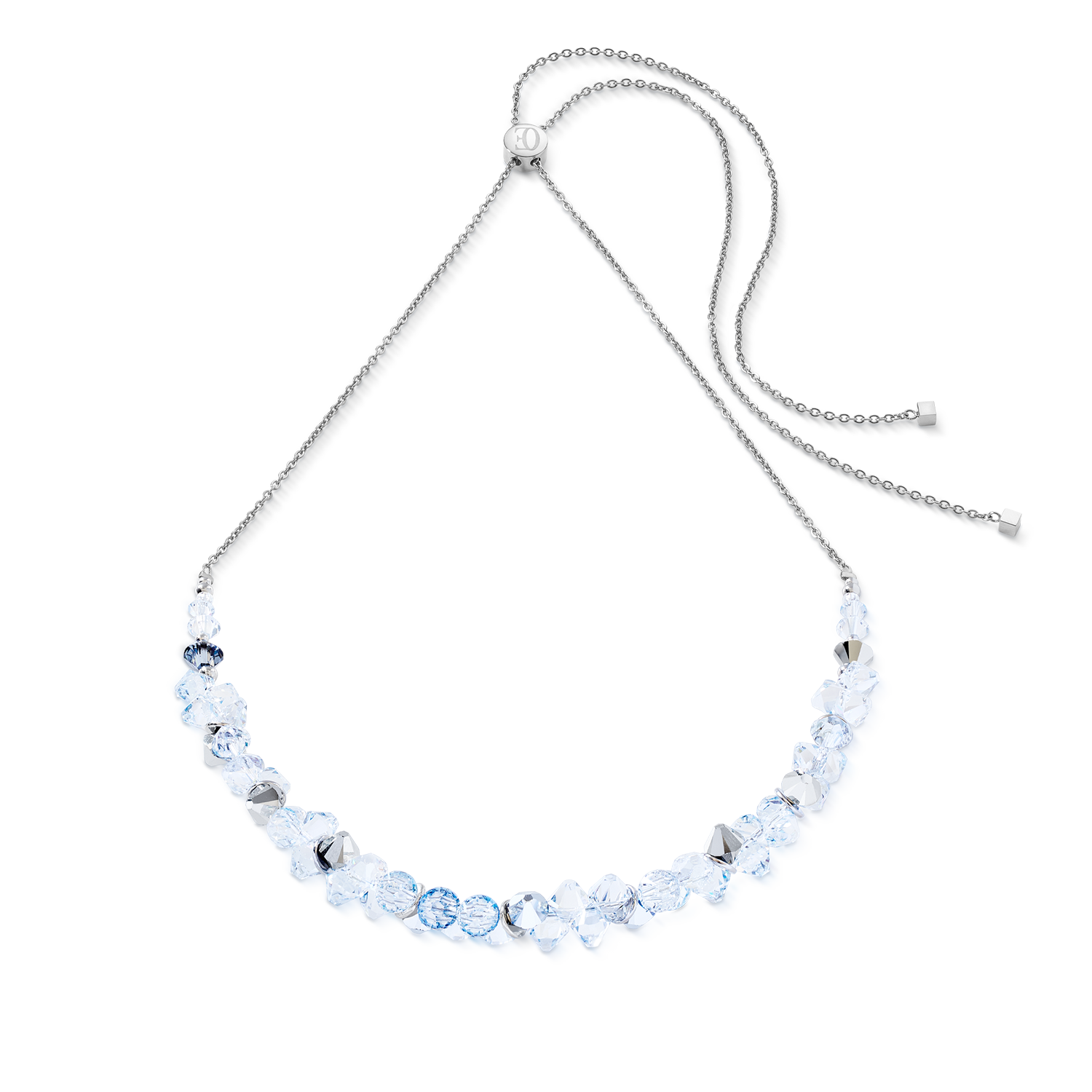 Collier Dancing Crystals argent-cristal