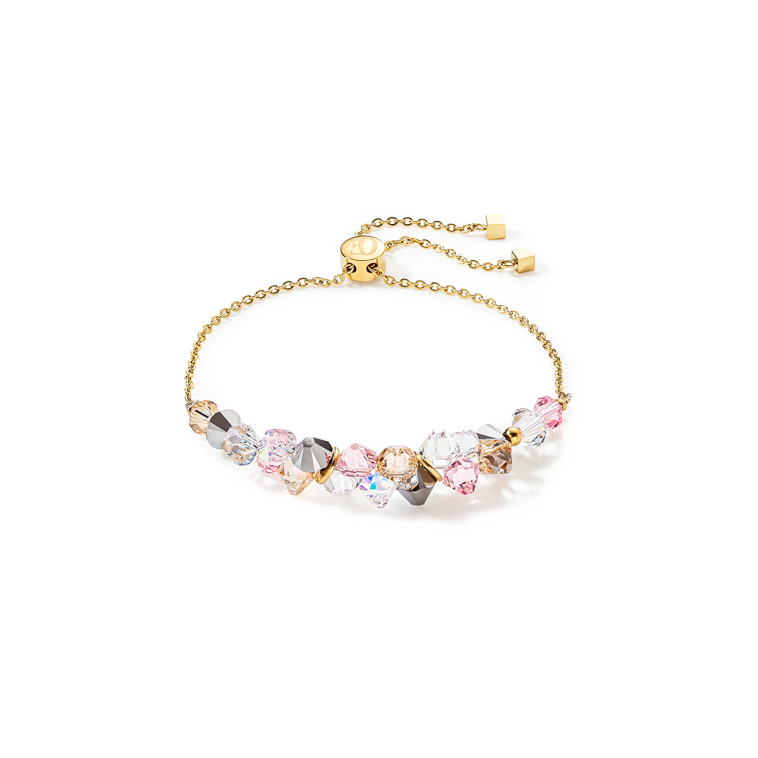 Bracelet Dancing Crystals or rose clair