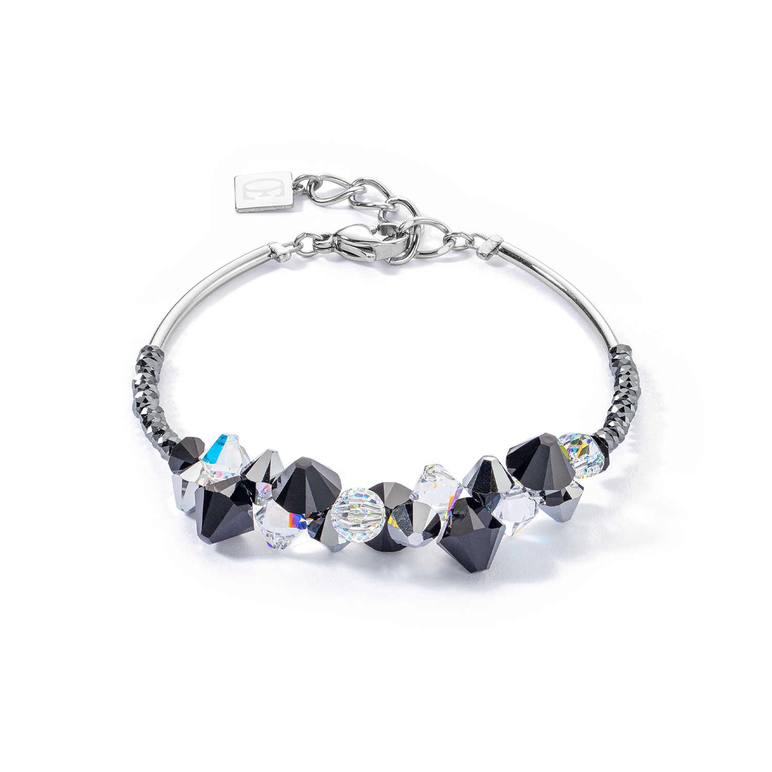 Bracelet Dancing Crystals Update argent-noir