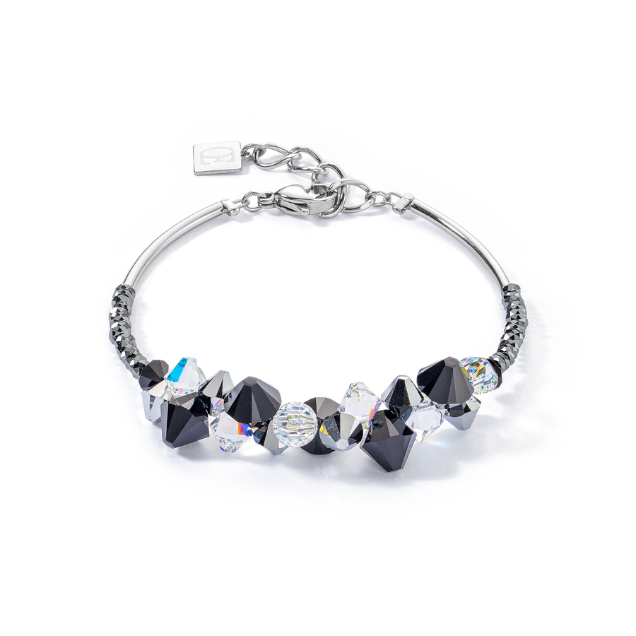 Bracelet Dancing Crystals Update argent-noir