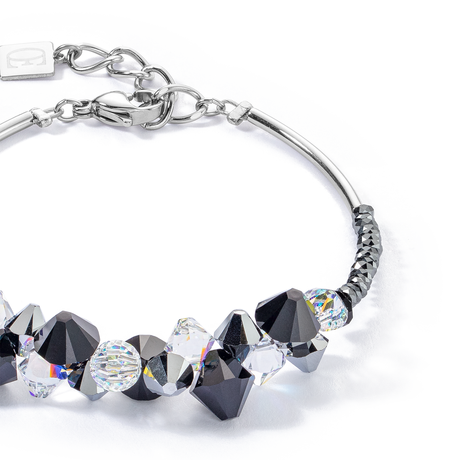 Bracelet Dancing Crystals Update argent-noir