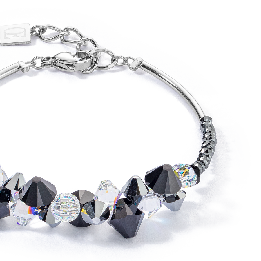 Bracelet Dancing Crystals Update argent-noir