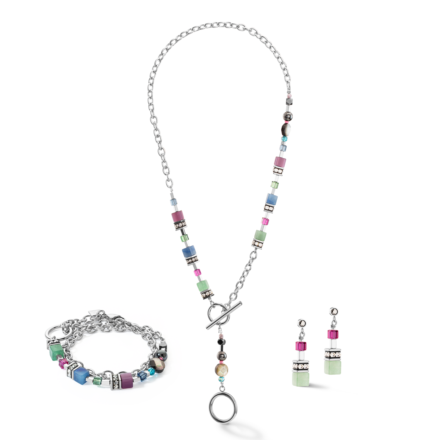 Bracelet GeoCUBE® Fusion Multicolore Gemstone