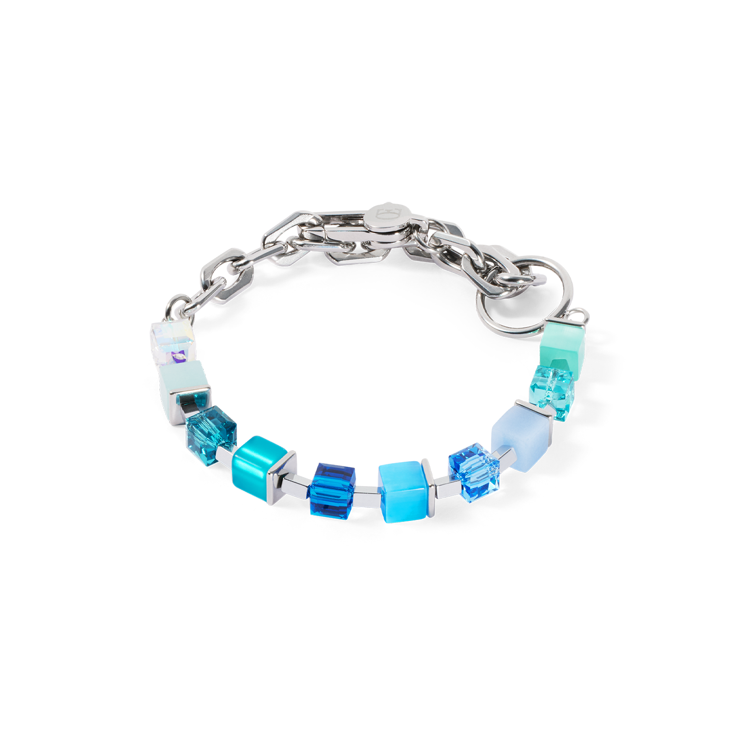 Bracelet Cube Fusion Charm argent-océan