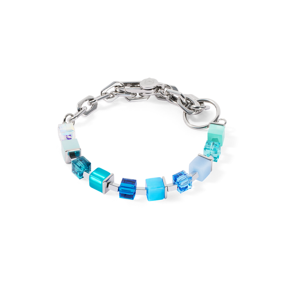 Bracelet Cube Fusion Charm argent-océan