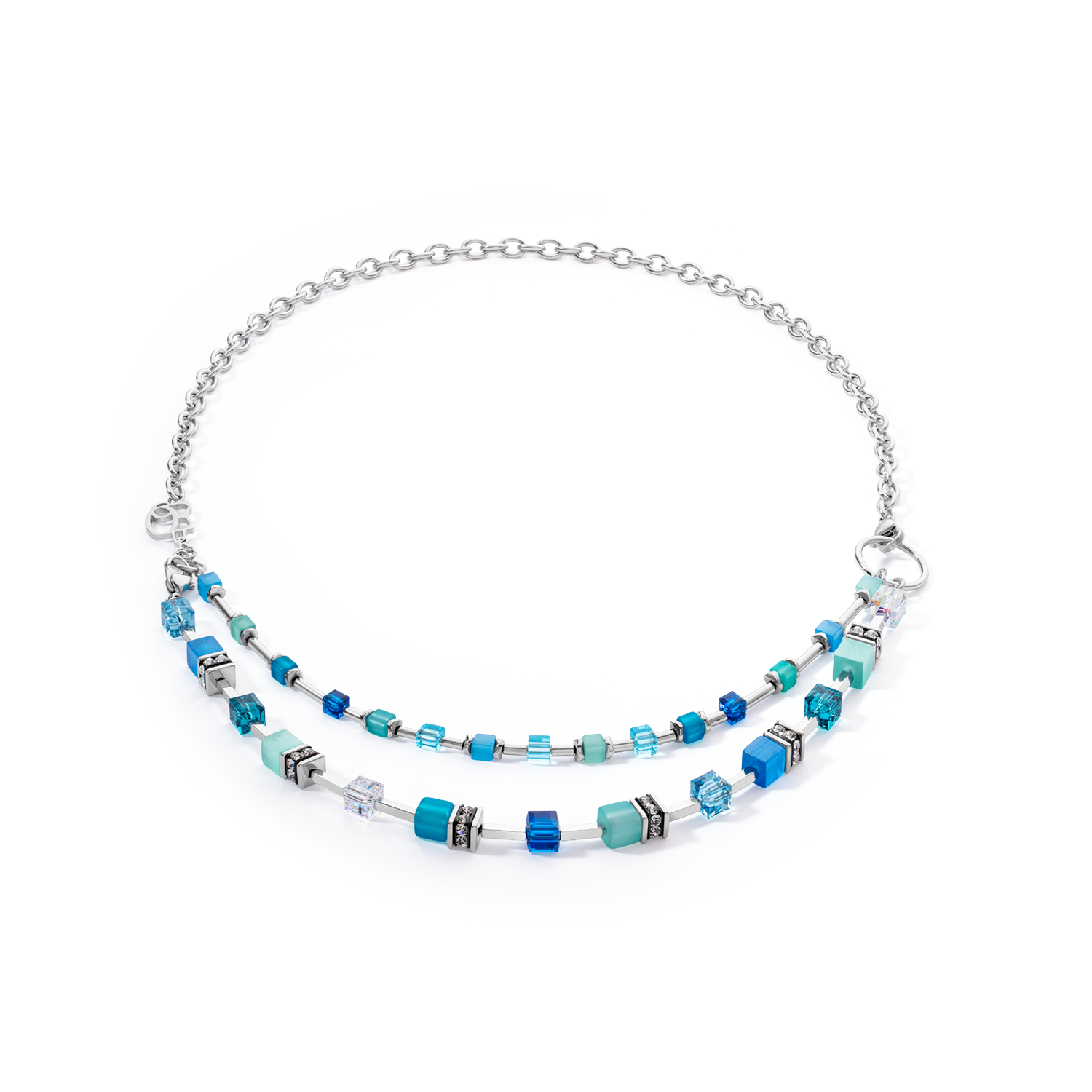 Collier GeoCUBE® Iconic Layer Chain Ocean Vibes