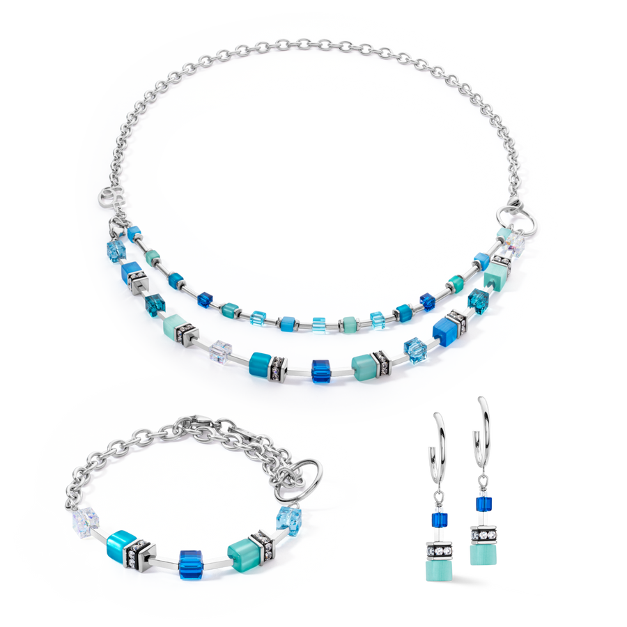 Collier GeoCUBE® Iconic Layer Chain Ocean Vibes