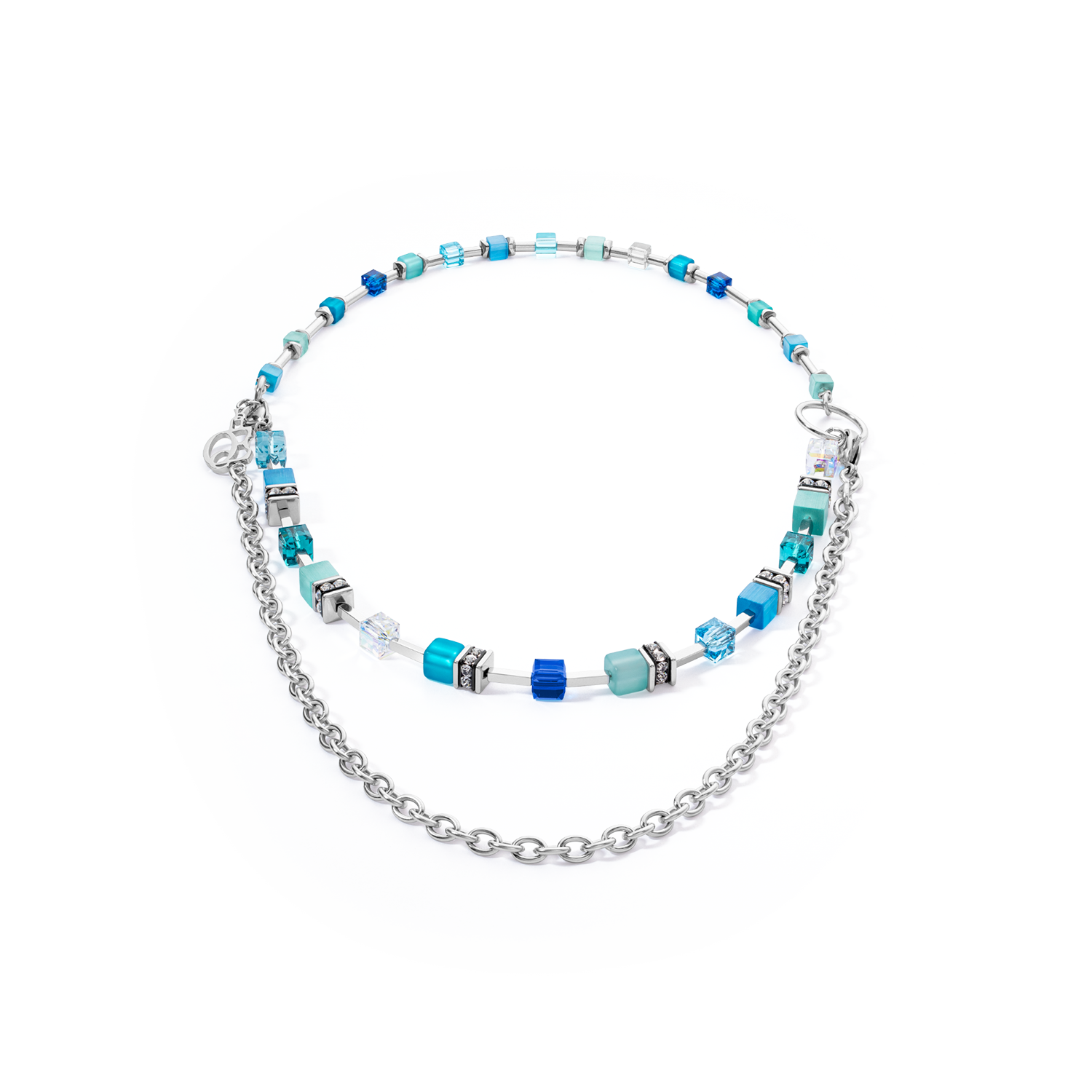 Collier GeoCUBE® Iconic Layer Chain Ocean Vibes