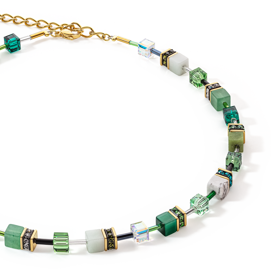 Collier GeoCUBE® Iconic Precious vert