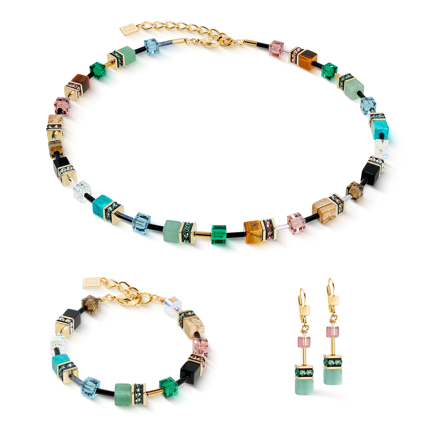 Collier GeoCUBE® Iconic Precious Art Nouveau