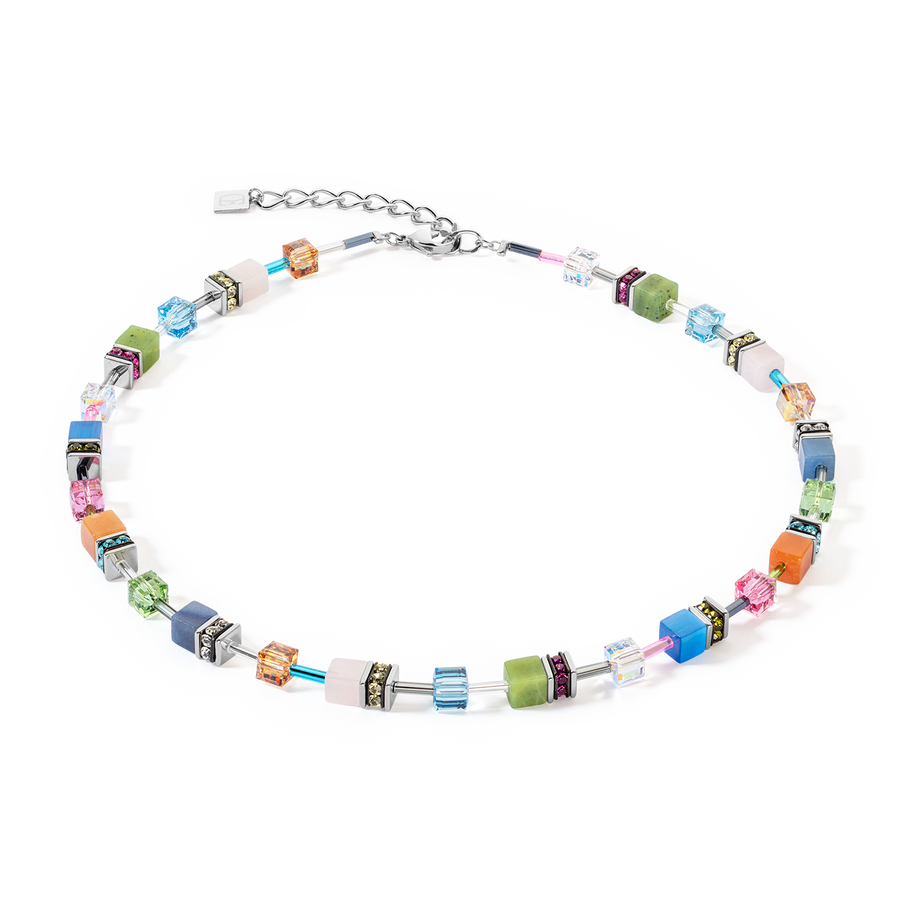 Collier GeoCUBE® Iconic Precious multicolour boho
