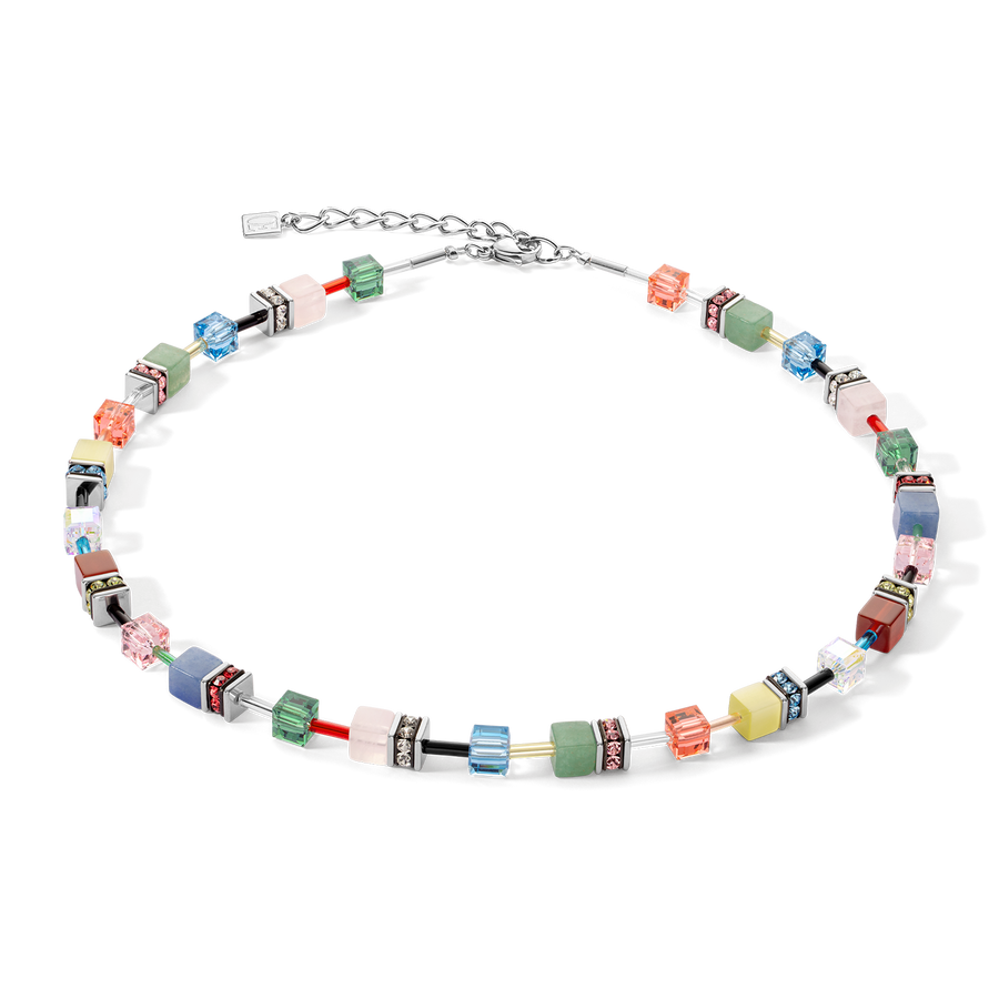 Collier GeoCUBE® Iconic Precious Multicolour Delight