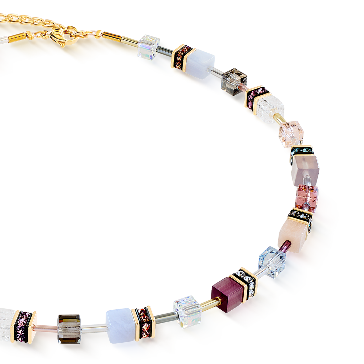 Collier GeoCUBE® Iconic Precious golden blush
