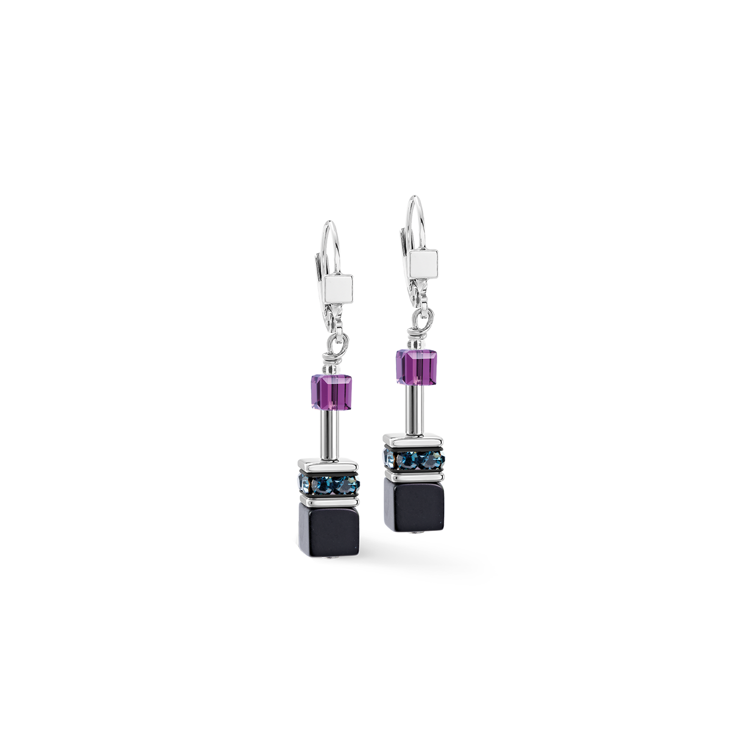 Boucles d'oreilles GeoCUBE® Iconic Precious Twilight