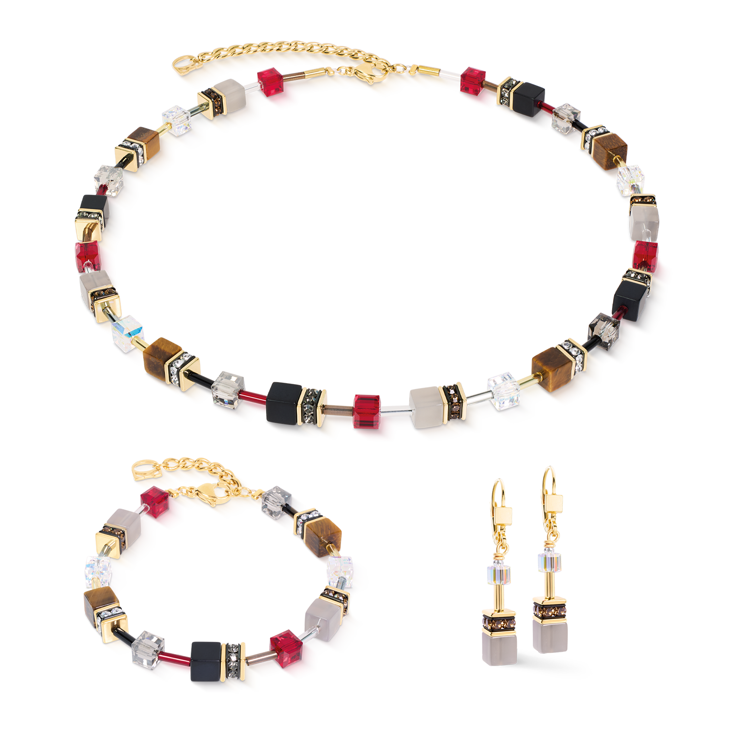 Boucles d'oreilles GeoCUBE® Iconic Precious Rustic Luxe