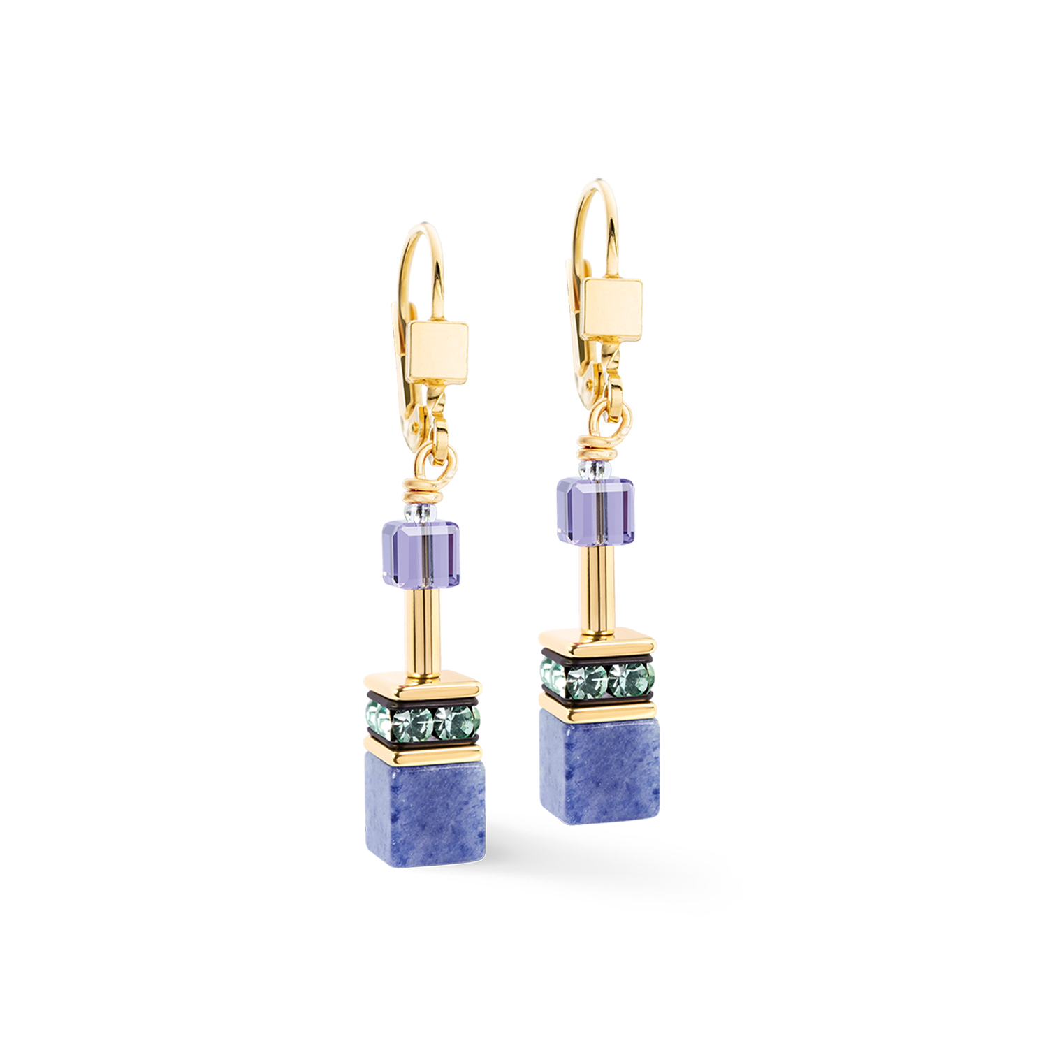 Boucles d'oreilles GeoCUBE® Iconic Precious Pastel Garden