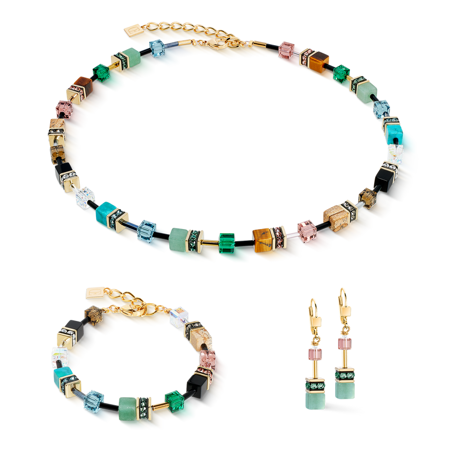 Boucles d'oreilles GeoCUBE® Iconic Precious Art Nouveau