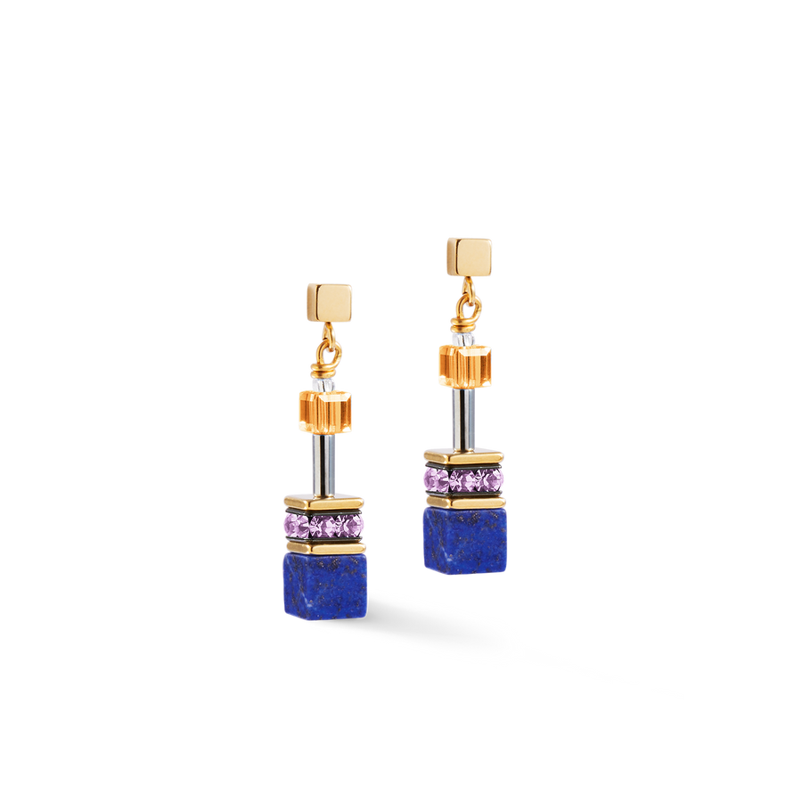 Boucles d'oreilles GeoCUBE® Iconic Precious multicolores motion