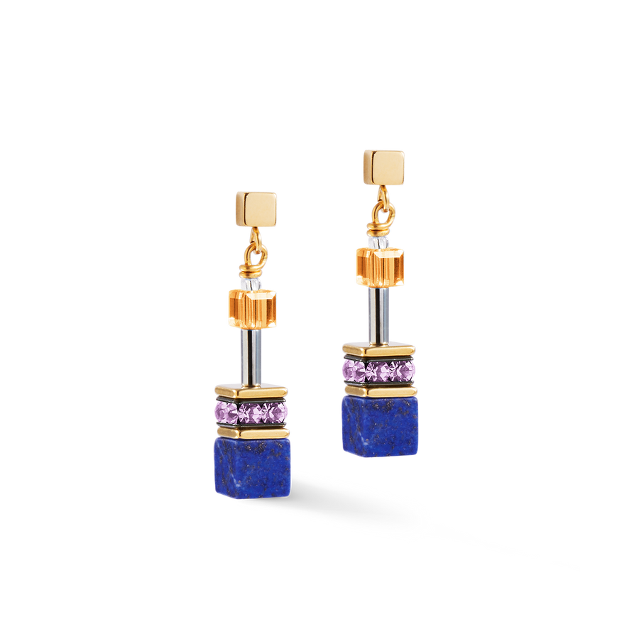 Boucles d'oreilles GeoCUBE® Iconic Precious multicolores motion