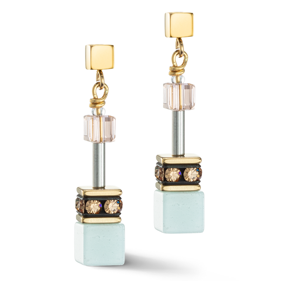 Boucles d'oreille GeoCUBE® Iconic Precious multicolour gentle