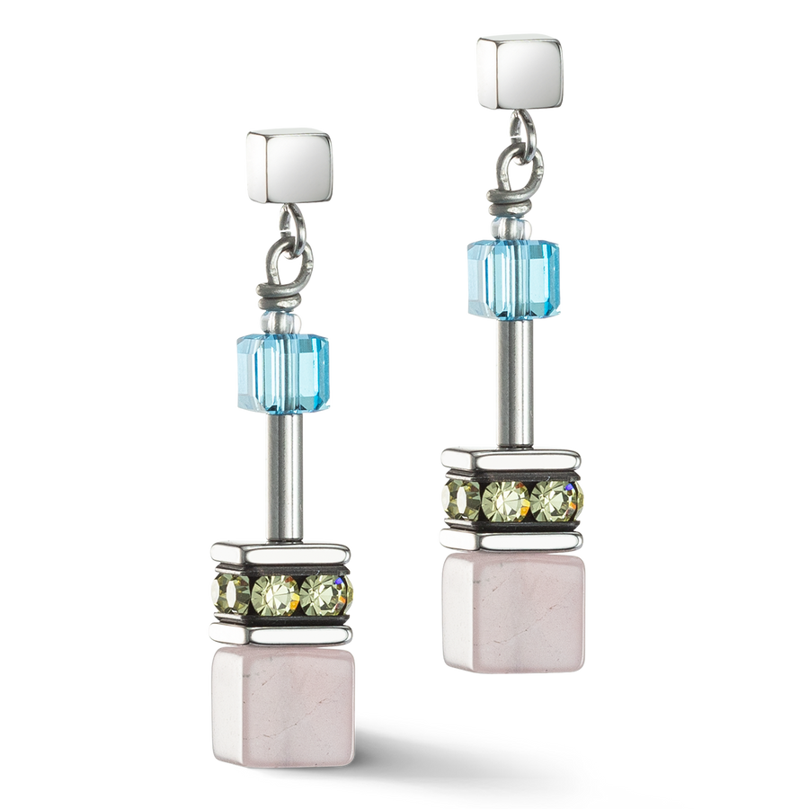 Boucles d'oreille GeoCUBE® Iconic Precious multicolour boho