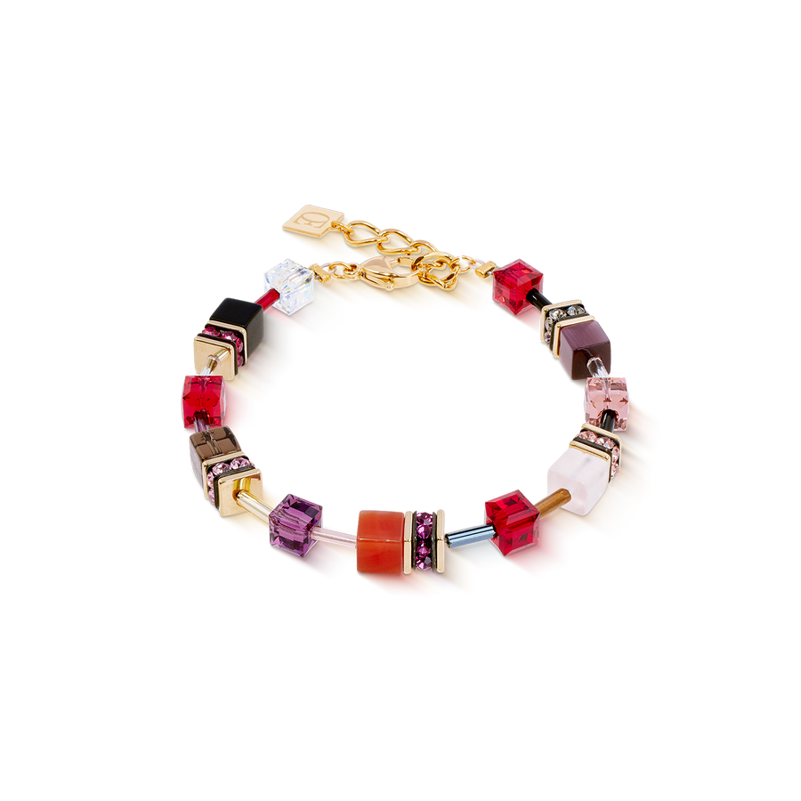 Bracelet GeoCUBE® Iconic Precious Festive rouge