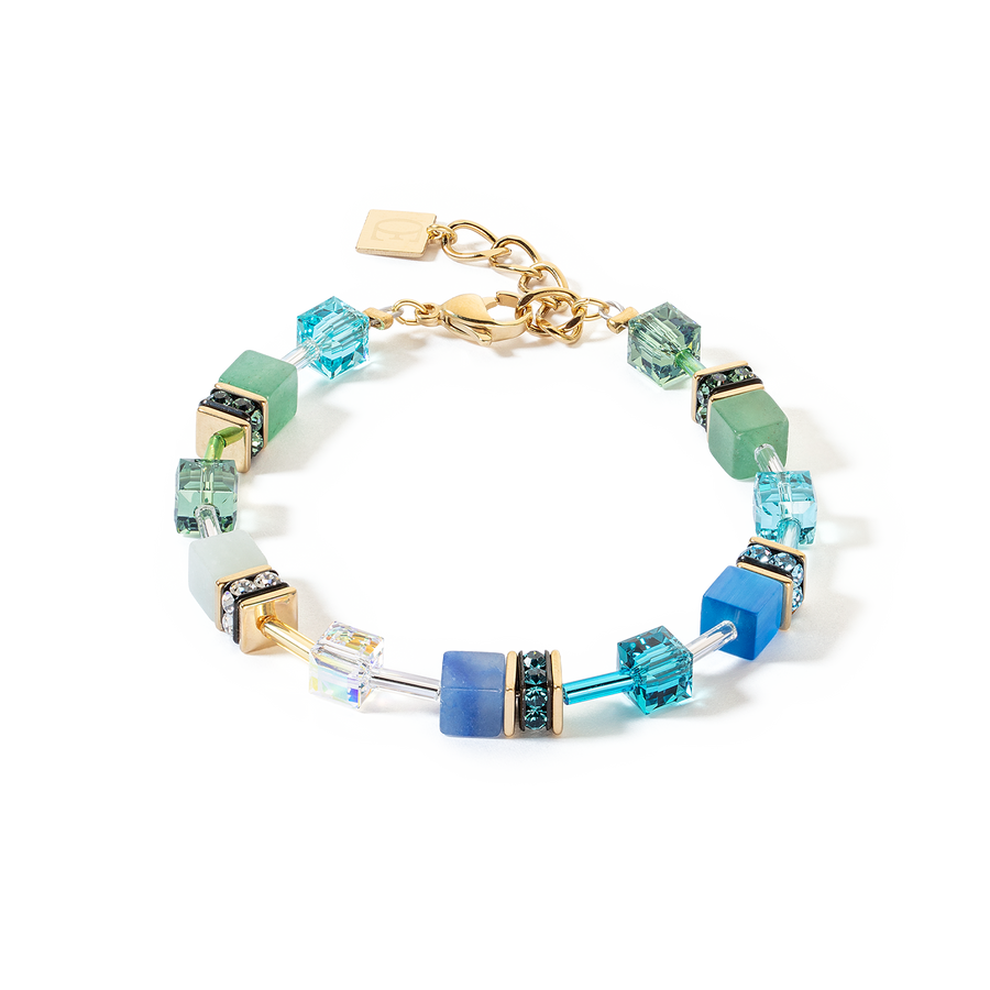 Bracelet GeoCUBE® Iconic Precious vert-turquoise