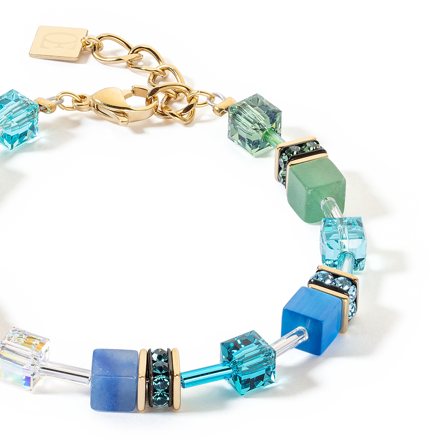 Bracelet GeoCUBE® Iconic Precious vert-turquoise