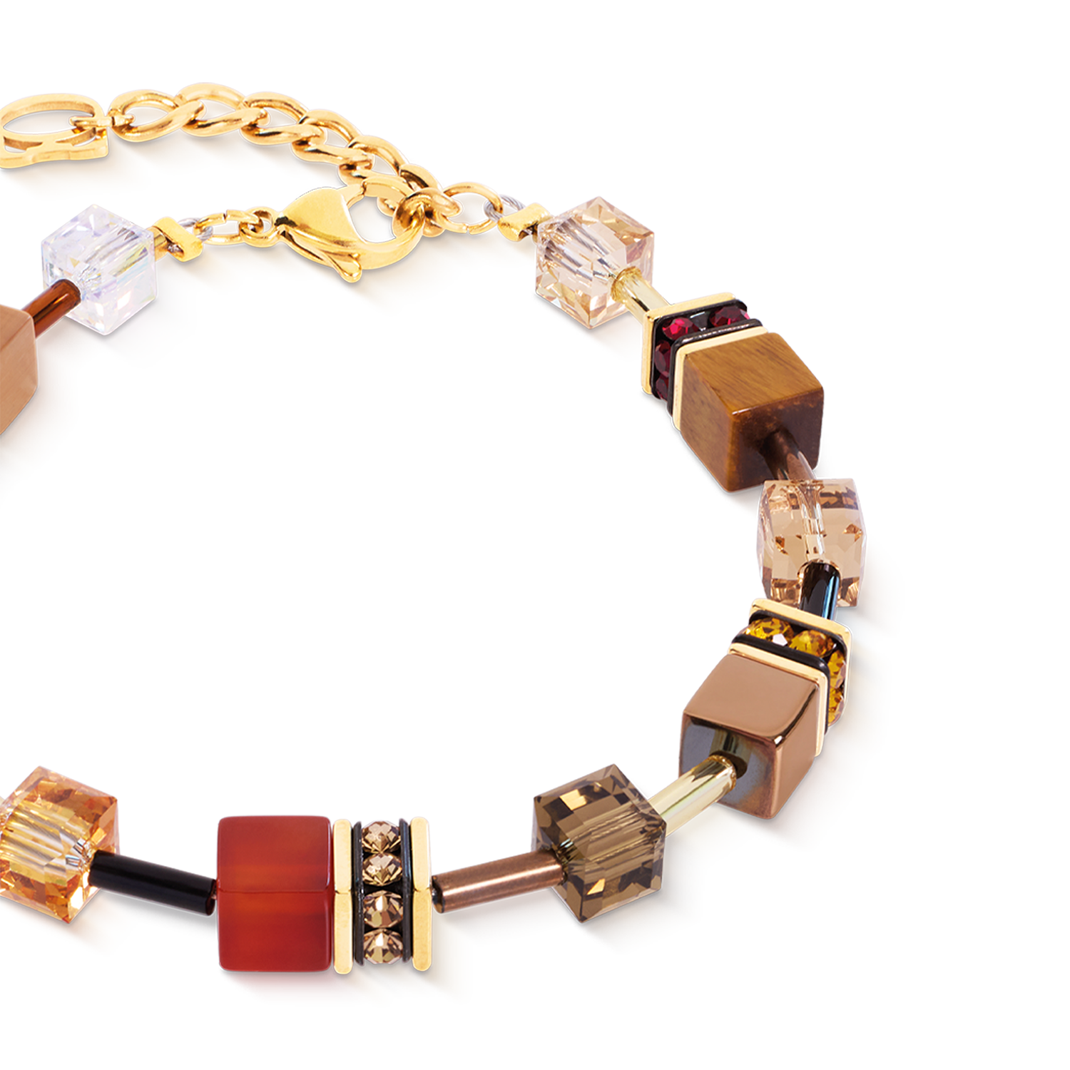Bracelet GeoCUBE® Iconic Precious Amber Glow