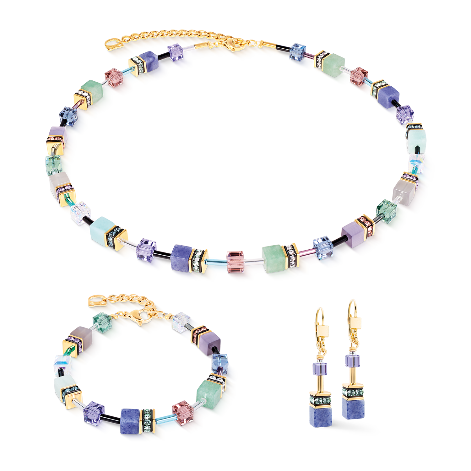 Bracelet GeoCUBE® Iconic Precious Pastel Garden
