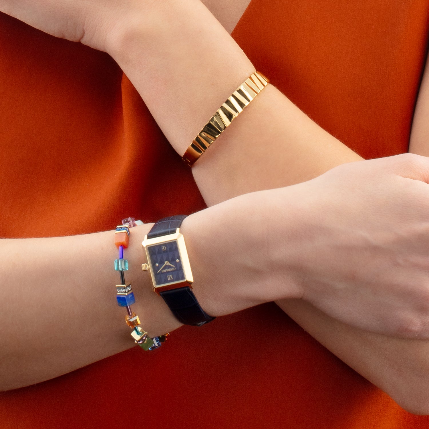 Bracelet GeoCUBE® Iconic Precious multicolor motion
